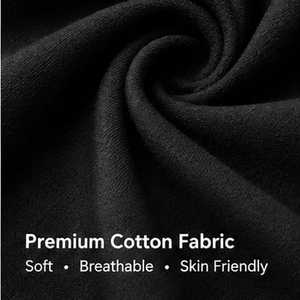 Camiseta de punto de algodón 100% para hombre, cuello redondo, lisa, de ajuste regular, transpirable, de secado rápido, informal, para oficina, 180g - Product Image 4