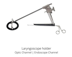 Ensemble de laryngoscopes optiques ORL de haute qualité, instruments de chirurgie endoscopique laryngée auto-fixants, certifiés CE - Product Image 2