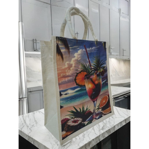 Bolsa de Lona de Algodón Estampada - Duradera, Ligera, de un Solo Nivel, Ecológica, Plegable, Moderna, de Gran Capacidad, para Dormitorio, Armario, Exterior - Product Image 2