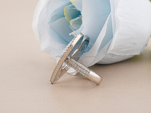 Anillo de compromiso de plata de ley 925 con diseño de corazón roto y engaste de circonitas, estilo hip hop, para fiesta, regalos de joyería personalizados - Product Image 2