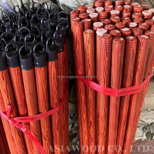 Mango de fregona de escoba de madera 2 en 1 Cerdas suaves Venta directa de fábrica portátil de alta calidad de Vietnam - Product Image 2