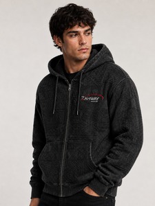 Streetwear Jacket Wholesale Supplier Style Custom Men Zipper Hoodie Casual Fleece Full <b>Zip</b> <b>Hooded</b> top Long Sleeve - Product Image 6