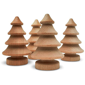 New Design Hot Selling Premium Quality Wooden and Rattan <b>cone</b> <b>Christmas</b> <b>Tree</b> Decor for Hotels and Rooms - Product Image 3