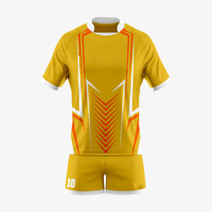 Ensembles Maillot et Short de Rugby 2026 Personnalisables – Impression sur Mesure – Tenue de Rugby 100% Polyester Légère – Kits de Rugby Personnalisables - Product Image 5
