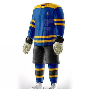 Uniforme de hockey sur glace pour hommes adultes, manches longues, design personnalisé, qualité supérieure, logo personnalisé, polyester respirant - Product Image 4