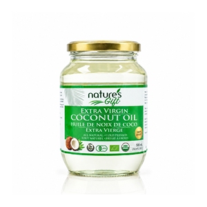 Coconut King Organic Virgin Coconut <b>Oil</b> 500ML Glass <b>Jar</b> Premium Quality Pure Coconut <b>Oil</b> - Product Image 1