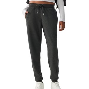 Pantalones Deportivos Casuales de Cintura Alta para Mujer, de Algodón y Felpa, con Logotipo Personalizado, Venta al Por Mayor OEM - Product Image 3