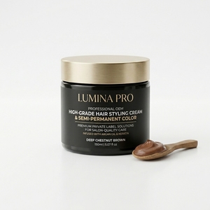 Crème coiffante professionnelle OEM de haute qualité et coloration semi-permanente : Solutions de marque privée premium pour des soins de qualité salon - Product Image 1