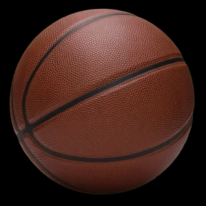 Ballon de basket officiel taille 7 en cuir composite marron personnalisé de 29,5 pouces pour les matchs en intérieur et en extérieur - Product Image 1