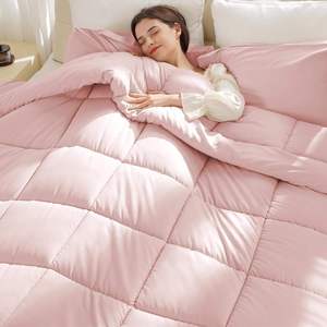 Edredón Acolchado de Poliéster Lavable, Cálido y Cómodo, de Alta Calidad, Color Rosa, para Hotel, Hospital, Hogar y Bodas - Product Image 5