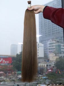 Haute qualité 26 pouces couleur claire soyeuse vague droite vietnamienne extensions de cheveux humains bruts expédition rapide grand gros en vrac - Product Image 3