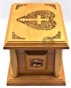 Urne en bois de vente chaude, urnes professionnelles en bois pour les cendres humaines adultes, urnes funéraires parfaites pour les maisons funéraires par AYAANS - Product Image 3