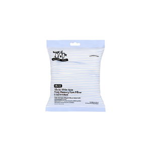 Almohada de Espuma Viscoelástica con Rayas Blancas de 18x18 Pulgadas, Suave y Rellena, de 17x27 Pulgadas, para Uso en el Hogar y Hoteles, Empacada en Bolsa de Tela de Poliéster - Product Image 2