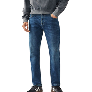 Jeans de Mezclilla Elásticos para Hombre, Transpirables, Lavables, con Estampado 3D, Tejido Sólido, Casuales, Primavera, Venta al por Mayor, OEM, ODM - Product Image 6