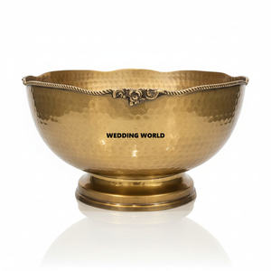 Tazón de Chocolate de Diseño Martillado, Tazón Decorativo para Bodas y Eventos, Tazón de Dulces Clásico, Elegante y Moderno, Nuevo Tazón de Chocolate - Product Image 1