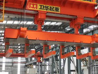 Grue de trente à trente-cinq tonnes à usage intensif pour le trempage métallurgique et la manutention en aciéries