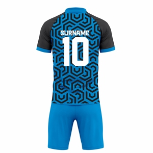 Hot Sale OEM Soccer Jersey Manufacturer Custom Football Uniform Set Polyester Sportswear Factory Wholesale Supplier - Product Image 3