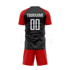 Uniforme de Fútbol Sublimado Personalizado, Conjunto Completo con Logotipos, Nombres y Números Personalizados, Hecho de Tela de Poliéster de Alta Calidad - Product Image 2