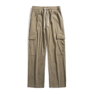 Nouveau pantalon en velours côtelé style couple, pantalon de travail ample à jambe droite, pantalon décontracté, pantalon de sport pour homme - Product Image 5
