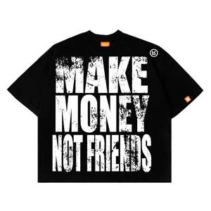 Camiseta con Logotipo Personalizado, Estilo Vintage, Oversize, para Hombre, Impresión DTG, Alta Calidad, 100% Algodón Grueso, Diseño Gráfico - Product Image 1