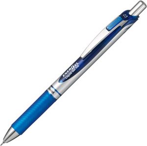ปากกาเจล Pentel EnerGel Clena BLN75L แท้ ขนาด 0.5 มม. |   ผลิตในญี่ปุ่น JDM สีน้ำเงินแซ็กโซโฟนและสีเขียวมิ้นท์ ดีไซน์วินเทจ - Product Image 1