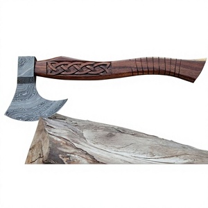Odin Viking <b>axe</b> collectible Damascus steel blade <b>axe</b> Engraved <b>wooden</b> handle <b>axe</b> Authentic Norse style <b>axe</b> - Product Image 1