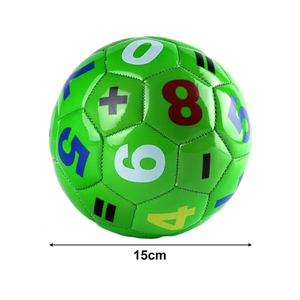 Durable 15cm Mini Football Bright Color Number Letter Children's Toy Football <b>Small</b> PVC Soccer Ball Training Ball Boy <b>Gift</b> - Product Image 2