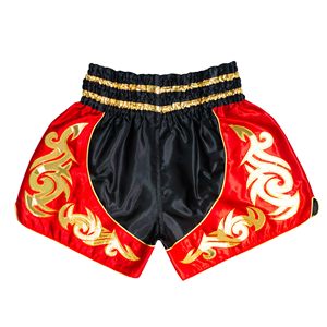 Shorts de Boxeo y Muay Thai Reflectantes de Satén Lisos para Hombre, con Diseño Personalizado y Logotipo Impreso, Venta al Por Mayor del Fabricante - Product Image 2