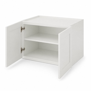Gabinete de Cocina de Pared Blanco Estilo Shaker de 33 x 18 Pulgadas, 24 Pulgadas de Profundidad, RTA, Venta al Por Mayor Directo de Fábrica en Vietnam - Product Image 3