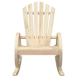 Sedia Adirondack in legno massello di abete per giardino per dondolo e relax - Product Image 4