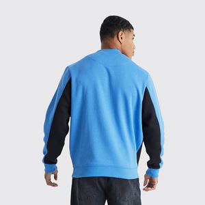 Sweat-shirt à capuche bleu clair pour femme, pull en molleton de couleur unie avec poches, coupe régulière, vêtements d'automne - Product Image 2