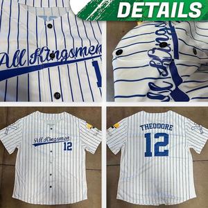 Haute qualité respirant jeunes et adultes hommes col rond boutonné personnalisé sublimé maillots de Baseball imprimé vêtements de sport - Product Image 3