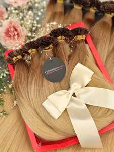 Extensiones de Cabello con Punta Plana Más Vendidas en 2026, Cabello Humano Virgen Vietnamita 100% Natural, Cutícula Completa, Ondulado, Rizado, Premium - Product Image 2