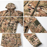 Chaqueta de Caza para Hombre, Personalizable, de Lona, Ecológica, Ligera, Transpirable, Resistente al Viento y a la Humedad, para Invierno