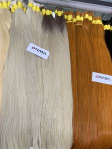 ผมต่อแบบเวอร์จิ้น ย้อมสี แบบตรงและแบบหยักศก ผมจากผู้บริจาคคนเดียว ผมเด็ก ผมสลาฟ ผมนาซ่า ราคาโรงงานเวียดนาม - Product Image 2