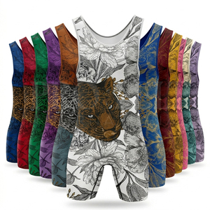 Trajes de Lucha Transpirables de Secado Rápido y Alto Rendimiento para Hombre, Ropa Deportiva Personalizada para Gimnasio y Fitness - Product Image 1