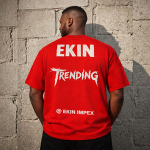 Camiseta Oversize de Franela de Algodón Gris de 360 Gramos con Dobladillo sin Rematar, Efecto Desgastado por el Sol, Lavado Ácido Vintage, Estampado Puff y Antiarrugas - Product Image 4