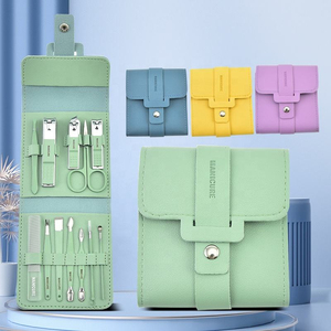 Professional 4 in 1 Metal Foot & <b>Nail</b> Care <b>Set</b> 15pc Manicure & Pedicure Kit Anti-Slip Grooming Tools Bag Included High Quality - Product Image 4