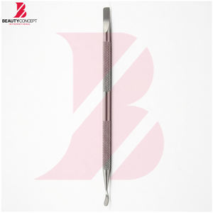 Poussoir à cuticules en métal argenté, prix d'usine, qualité supérieure, poignée antidérapante, acier inoxydable, outil de soin des ongles, manucure - Product Image 3