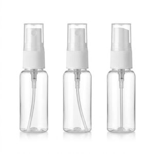 <b>Spray</b> <b>Bottle</b> Round PET 25ml Clear <b>Plastic</b> Fine Mist Sprayer for Toner Perfume Skin Care Cosmetic Packaging Factory Vietnam - Product Image 1