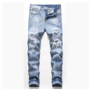 Pantalones de mezclilla para hombre de diseño moderno, servicio OEM, cómodos, transpirables, de primera calidad, lavados, de Wearspot International - Product Image 1