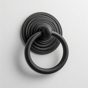 Timbre de Puerta Metálico Esculpido Artístico Moderno con Instalación de Tornillos para Puertas de Entrada, Diseño Resistente a Insectos y Duradero - Product Image 1