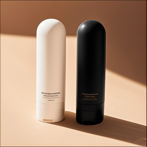 Benutzer definiertes Logo 250ml/300ml HDPE-Kunststoff-Shampoo flaschen Flip-Top-Quetsch lotion behälter mit Pumps äger für Gesichts reiniger - Product Image 4