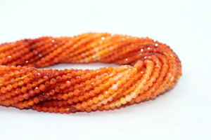 Cuentas Rondelle facetadas de cornalina Natural sombreadas AAA 4-4,5mm 13 pulgadas hebra para la fabricación de joyas - Product Image 6