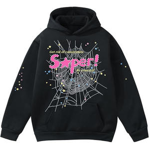 Sudadera con Capucha Negra de Invierno, Diseño de Esqueleto Atrevido, Capucha con Cordón Ajustable, 100% Algodón Felpa, Secado Rápido, Transpirable, Destacada - Product Image 1