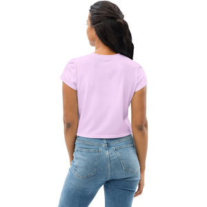 Soft Breathable <b>Top</b> Trendy Lightweight New Design High Soft Comfortable Custom Printed Casual Street Wear Summer Women <b>Crop</b> <b>Top</b> - Product Image 2