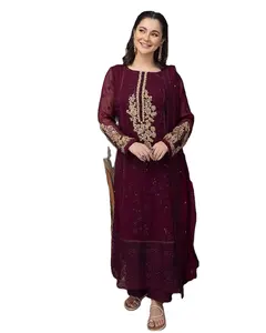 Último diseño paquistaní nuevo verano Salwar Kameez vestido para mujer mejor precio de fábrica vestido de fiesta