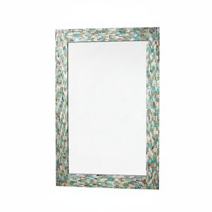 Modern Mosaic <b>Mirror</b> 24 x 36 Inch <b>Wall</b> Hanging Decorative <b>Mirror</b> for Living Room Bedroom Bathroom Elegant Designer Home Decor - Product Image 2