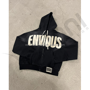 ชุดสเวตเตอร์มีฮู้ดของผู้ชายชุดสเวตเตอร์แนวสตรีทของผู้ชายชุดวอร์มแนวสตรีทสำหรับฤดูหนาวซักได้ตามต้องการ - Product Image 4