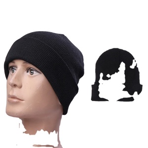 Color sólido Homme invierno cálido tejido sombrero Multicolor gorros gorras para hombres gorra de montar mujeres estilo sombreros de algodón - Product Image 5